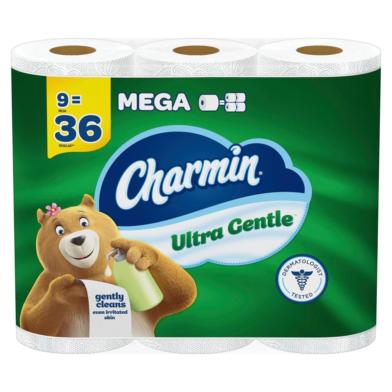 Papel Higiénico Charmin Ultra Gentle 9 Mega Rollos 231 Hojas