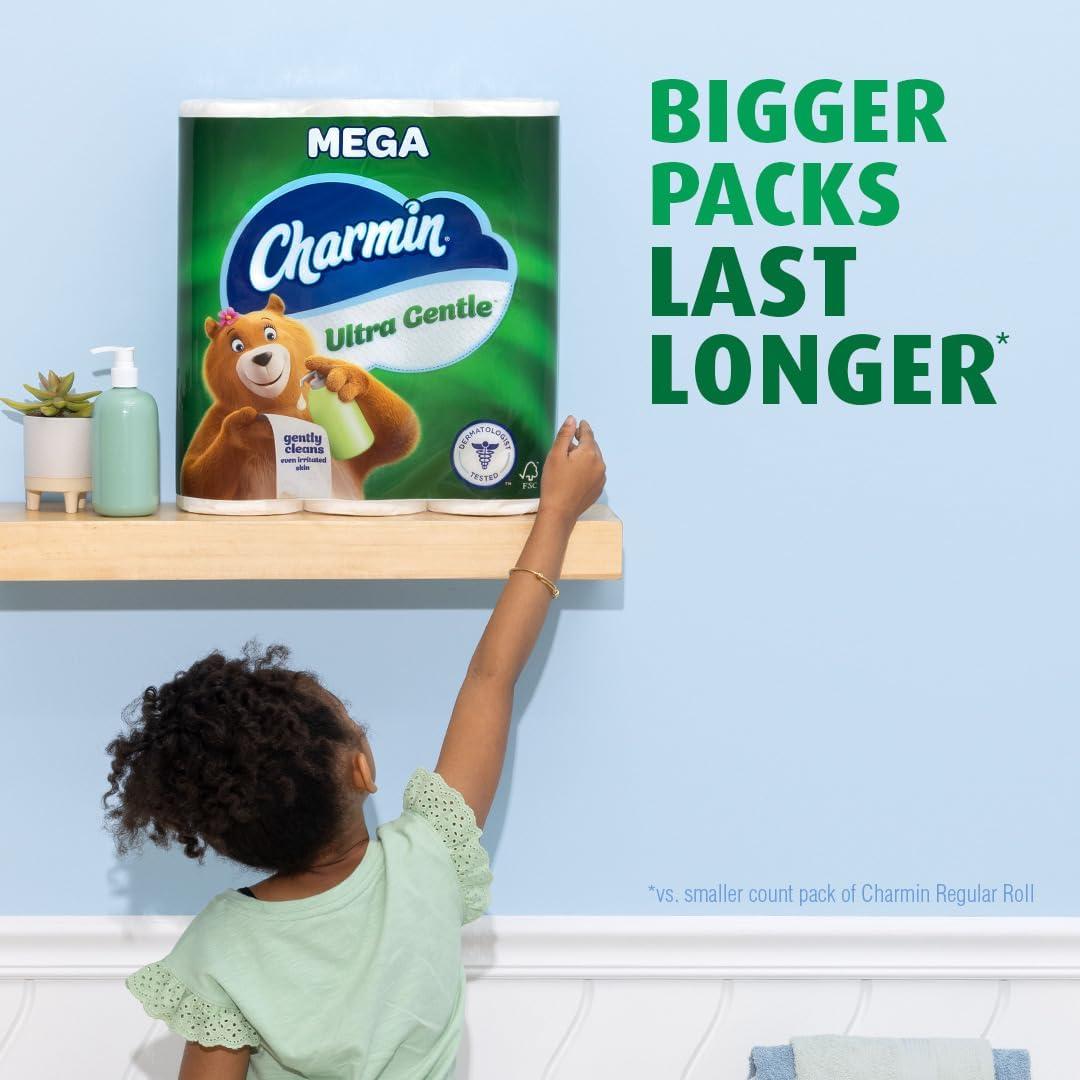 Papel Higiénico Charmin Ultra Gentle 9 Mega Rollos 231 Hojas