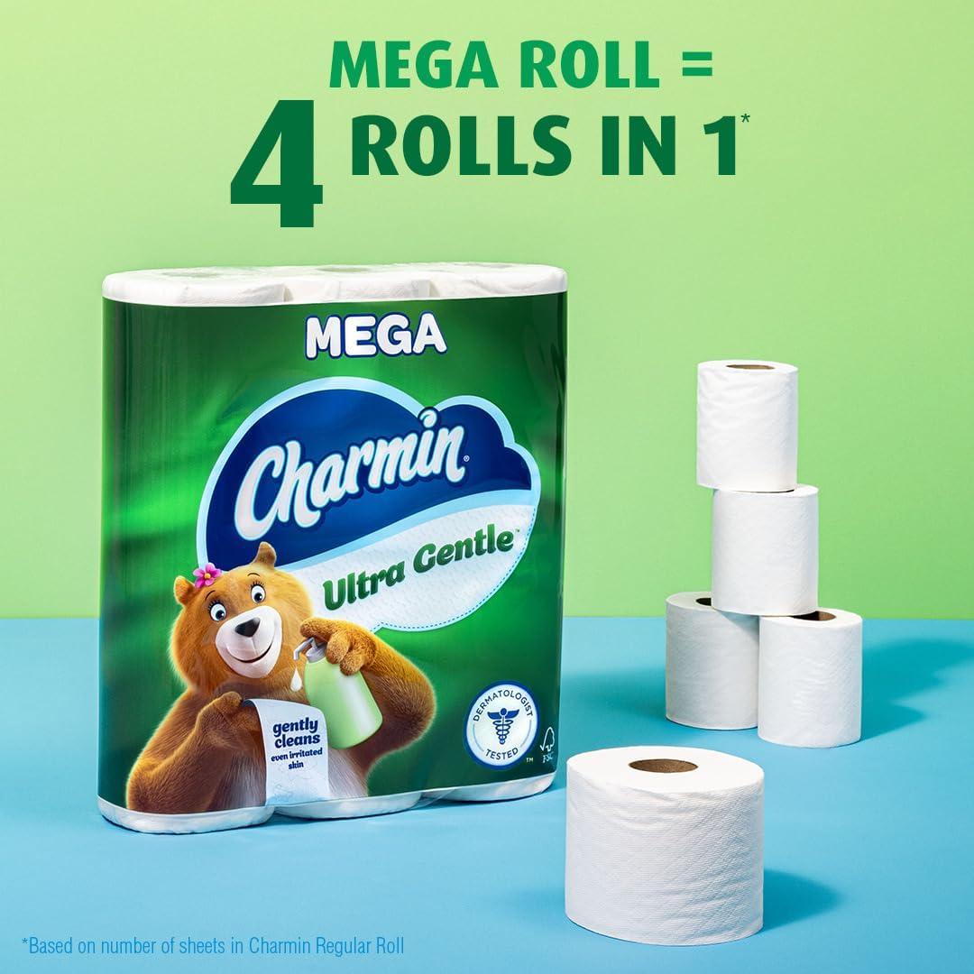 Papel Higiénico Charmin Ultra Gentle 9 Mega Rollos 231 Hojas