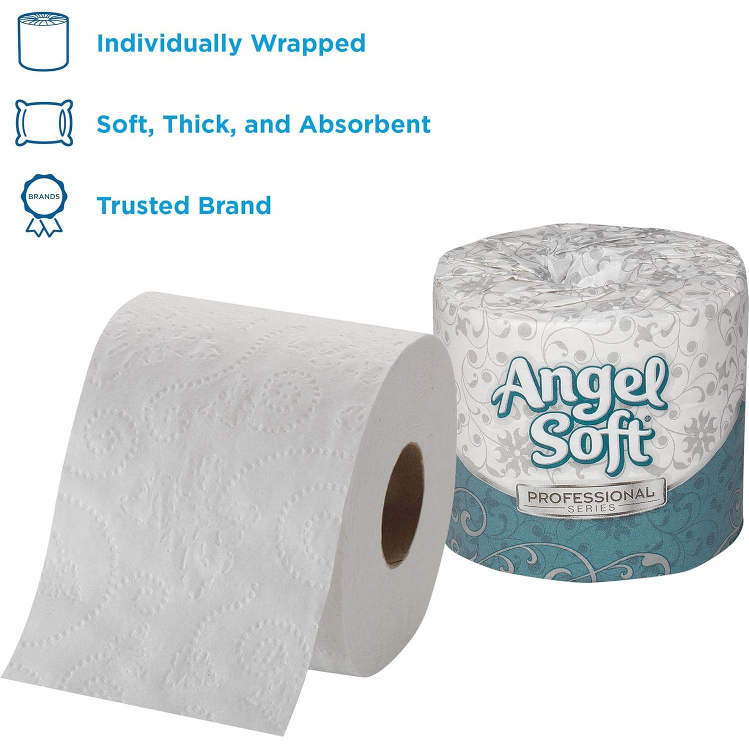 Papel Higiénico Angel Soft Georgia-Pacific 80 Rollos 450 Hojas
