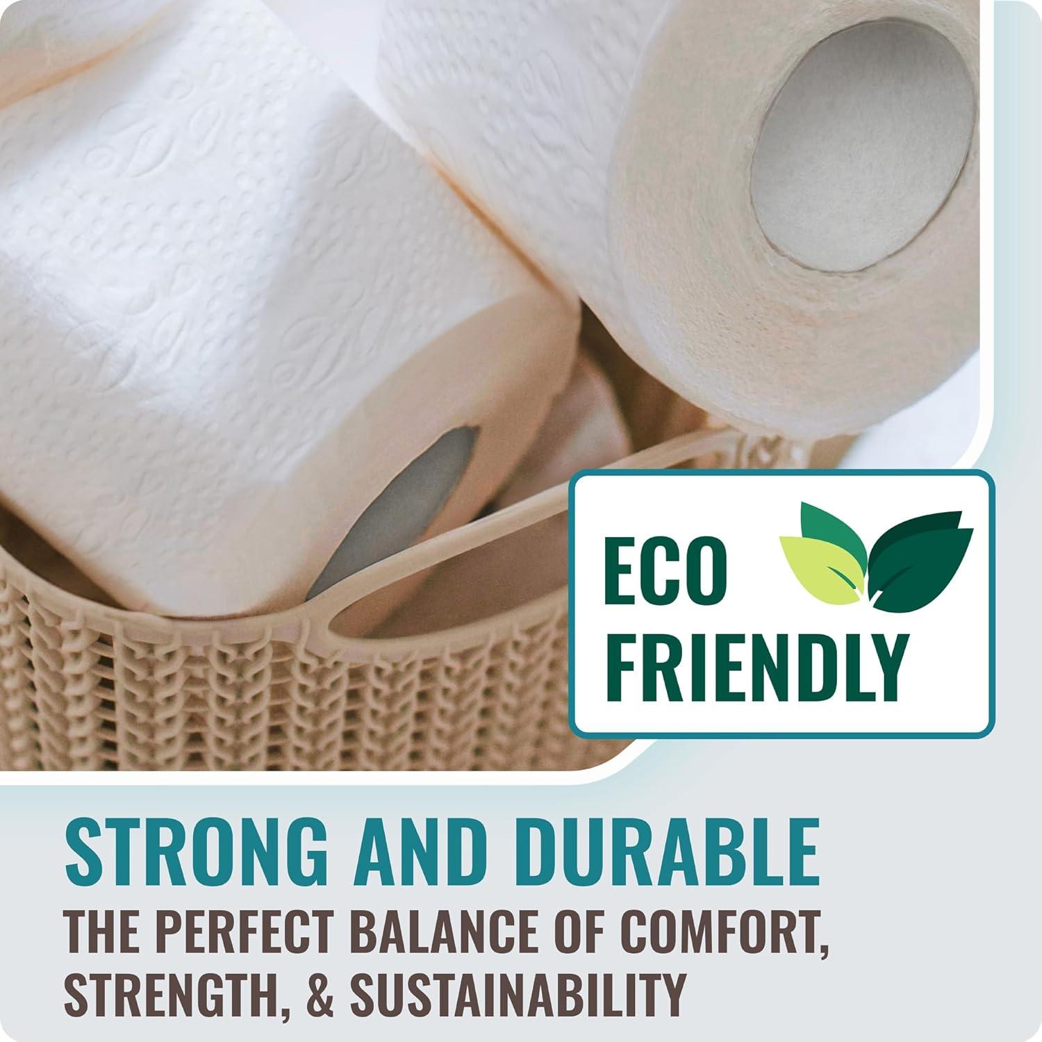 Papel Higiénico Biodegradable RV 12 Rollos 2 Capas Disolución Rápida