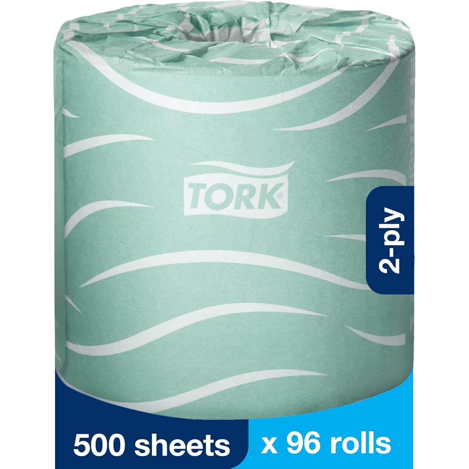 Papel Higiénico Tork 2 Capas Ecológico 500 Hojas x 96 Rollos