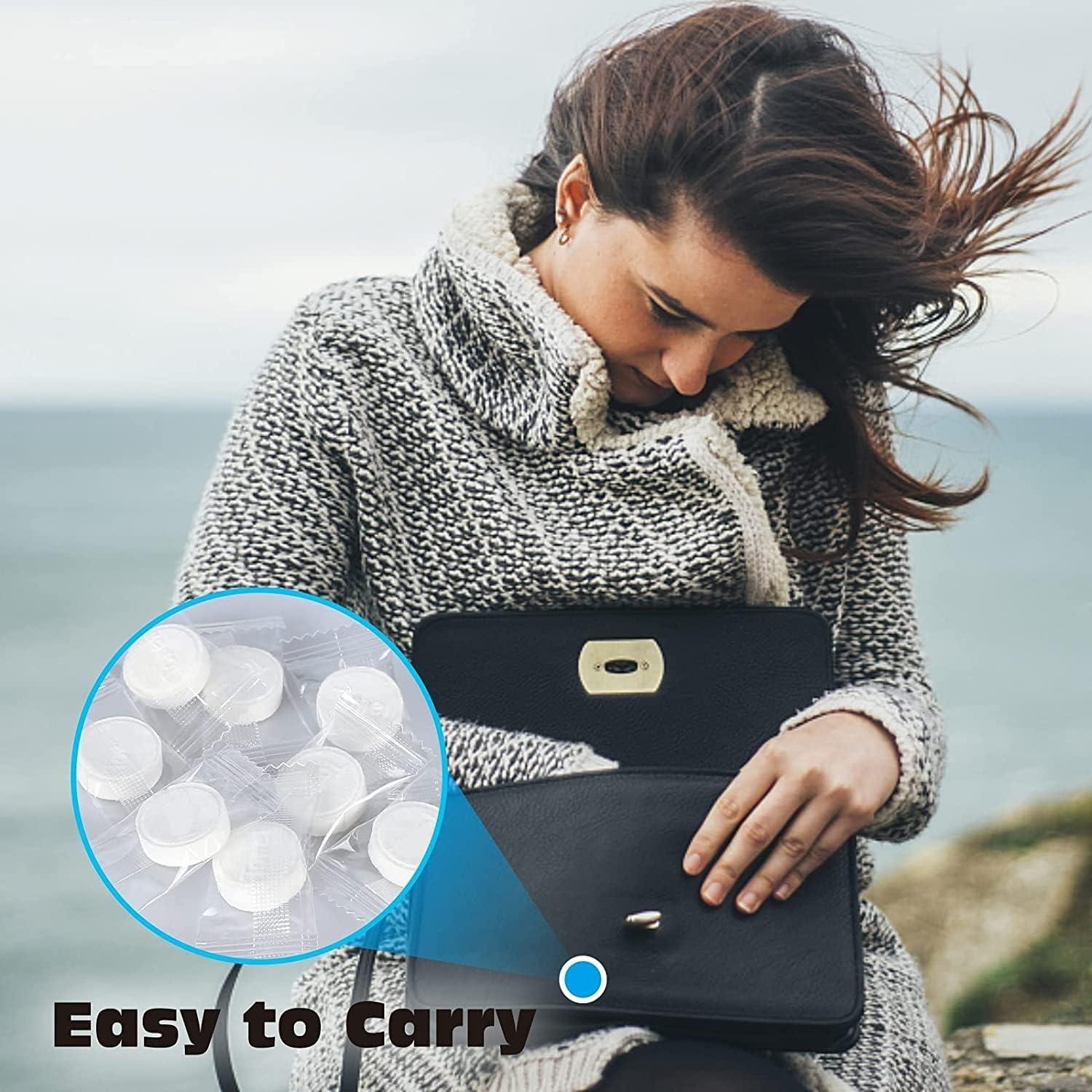 Tableta Mágica de Pañuelo Moneda - 100 Piezas, Compacta y Ecológica