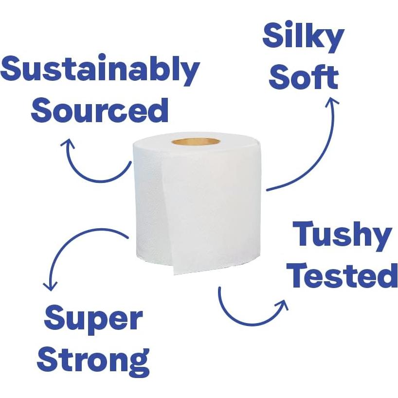 Papel Higiénico 100% Bambú Repurpose 3 Capas 12 Rollos