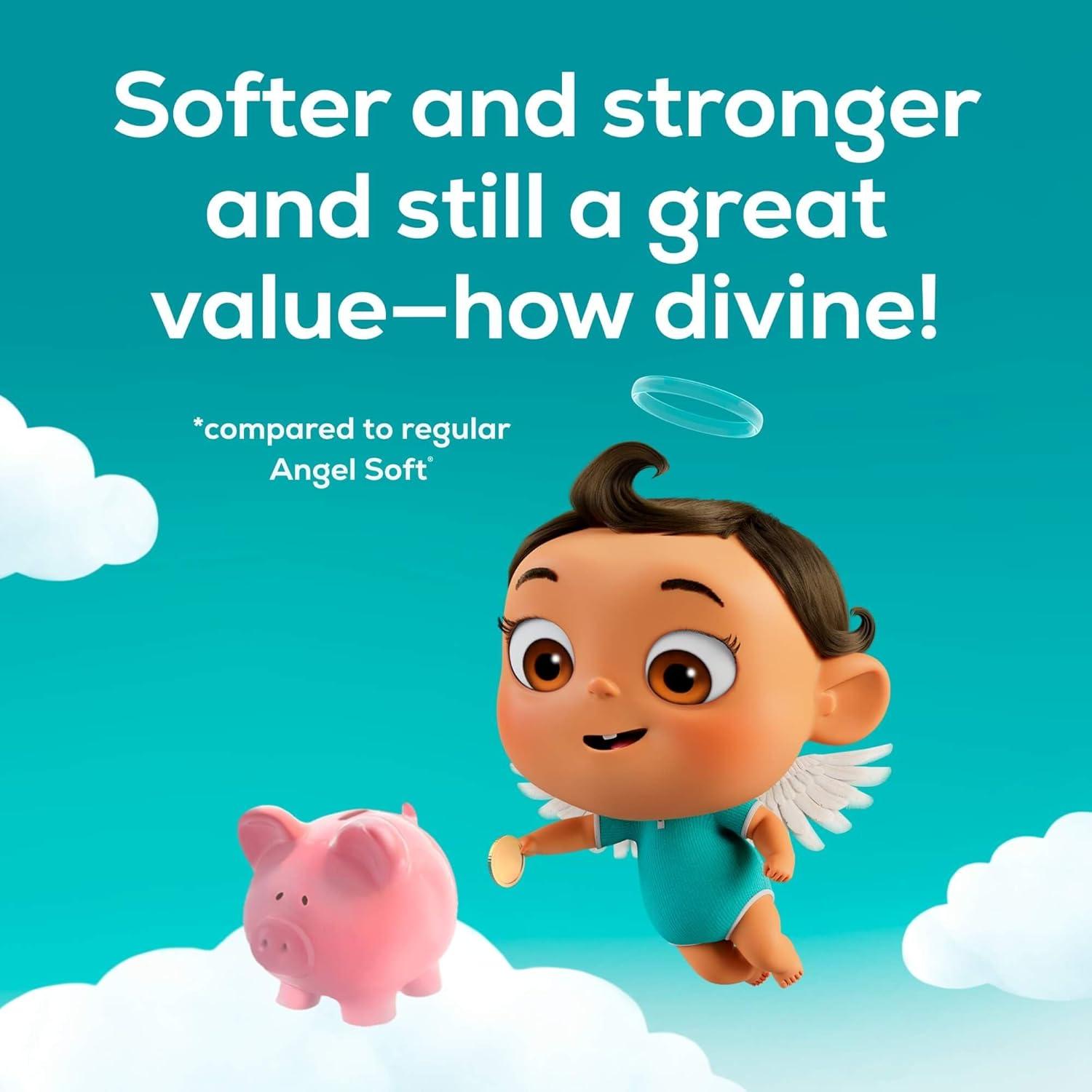 Papel Higiénico Ultra Angel Soft 6 Rollos Mega 320 Hojas 2 Capas