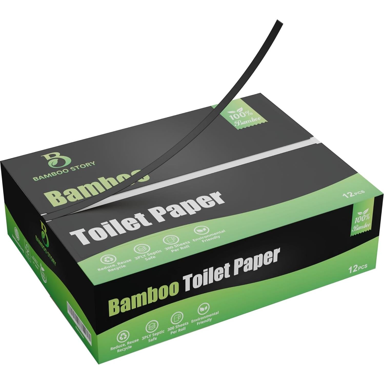 Papel Higiénico Ecológico Bamboo Story 12 Rollos 3PLY