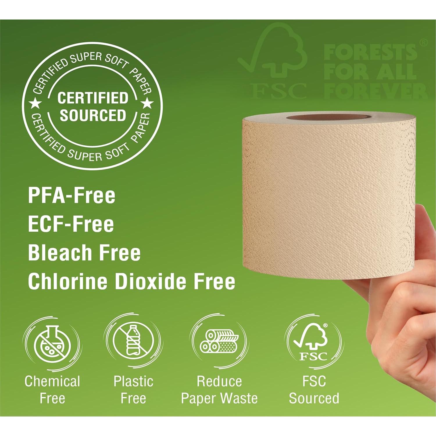 Papel Higiénico Ecológico Bamboo Story 12 Rollos 3PLY