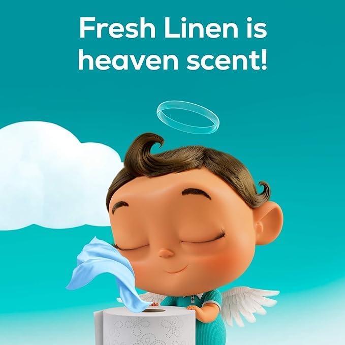 Papel Higiénico Angel Soft Mega Roll 48 Rollos 2 Capas Aroma Lino