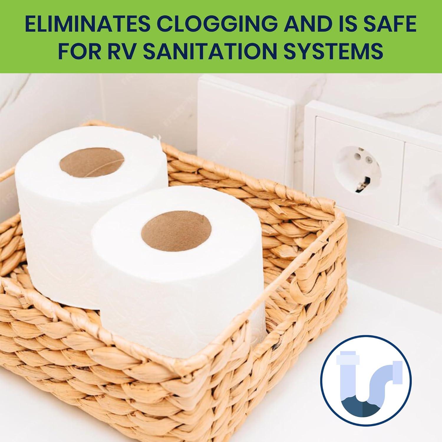 Papel Higiénico Biodegradable Freedom Living 8 Rollos 500 Hojas