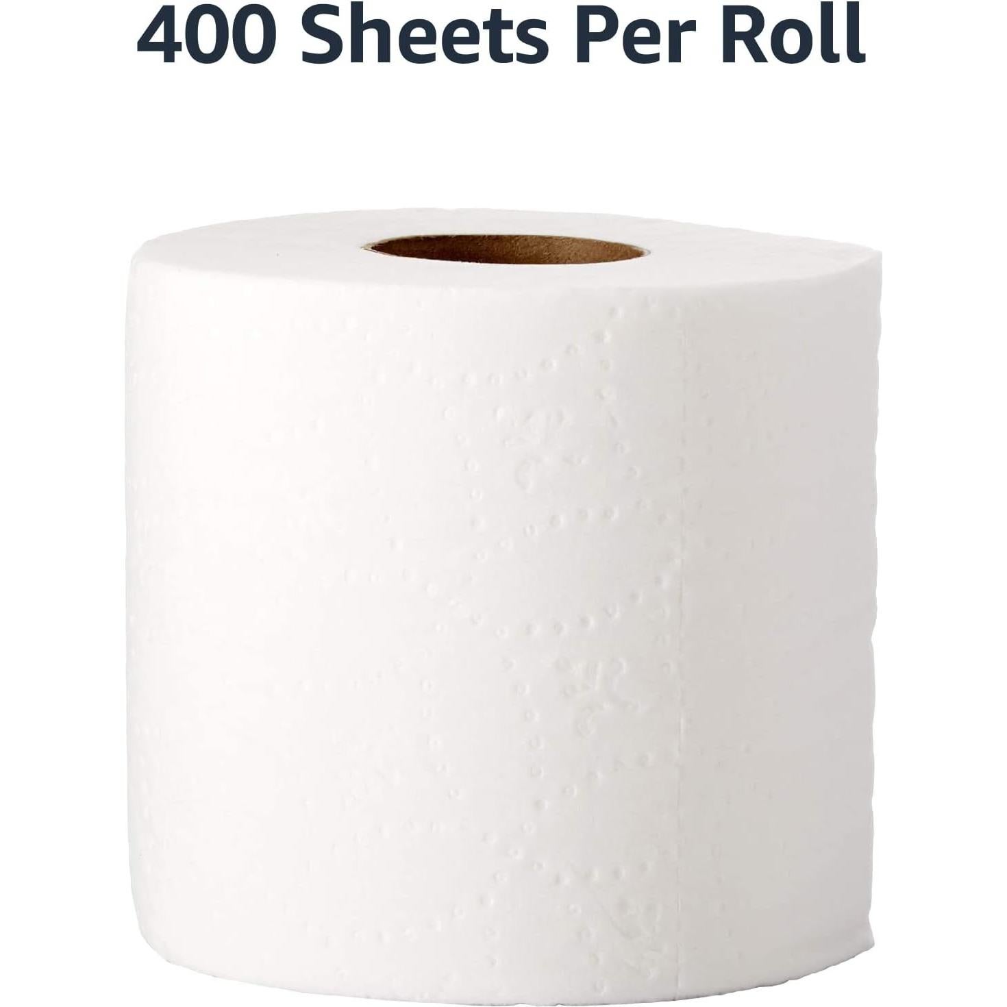 Papel Higiénico Ultra Plus AmazonCommercial 2 Capas 80 Rollos