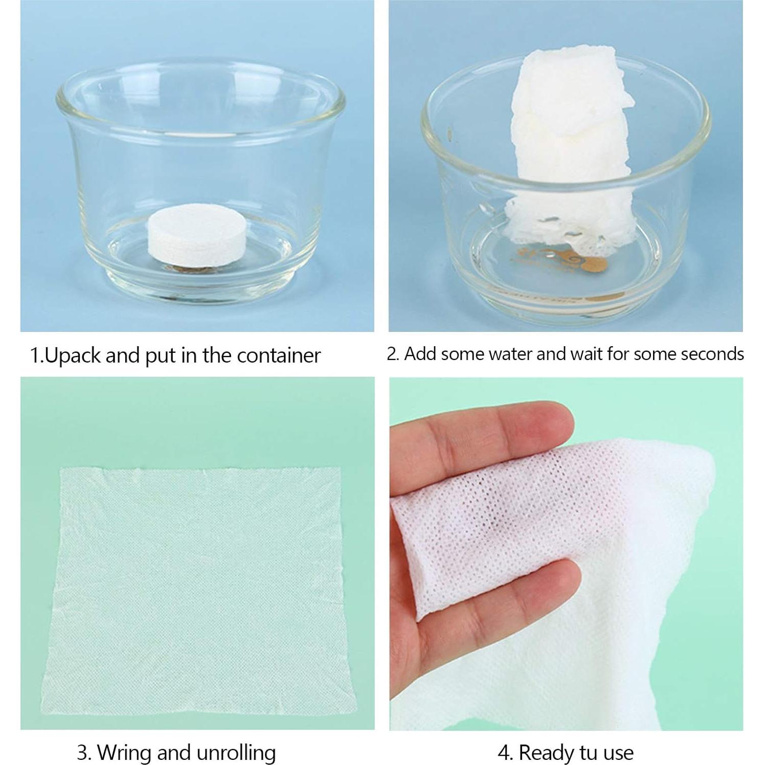 Toallas Comprimidas Desechables Jucoan 300 PCS para Viajes