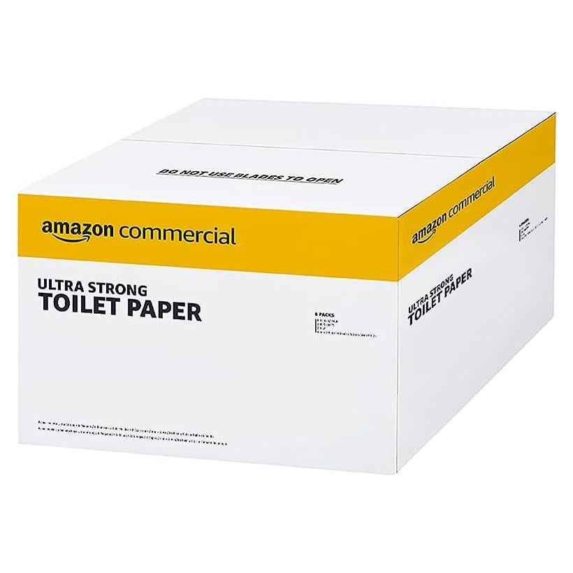Papel Higiénico Ultra Fuerte AmazonCommercial 2 Capas 36 Rollos