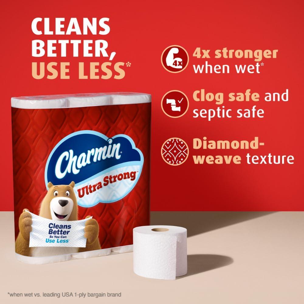 Papel Higiénico Charmin Ultra Fuerte 4 Mega Rollos 220 Hojas