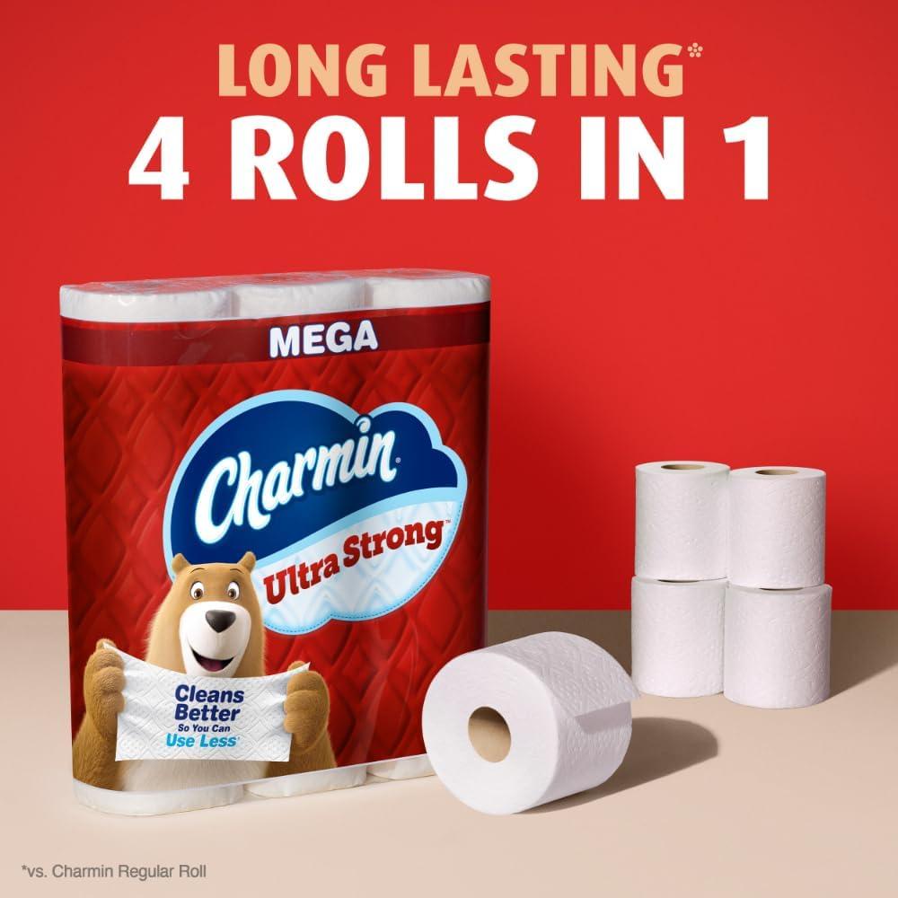 Papel Higiénico Charmin Ultra Fuerte 4 Mega Rollos 220 Hojas