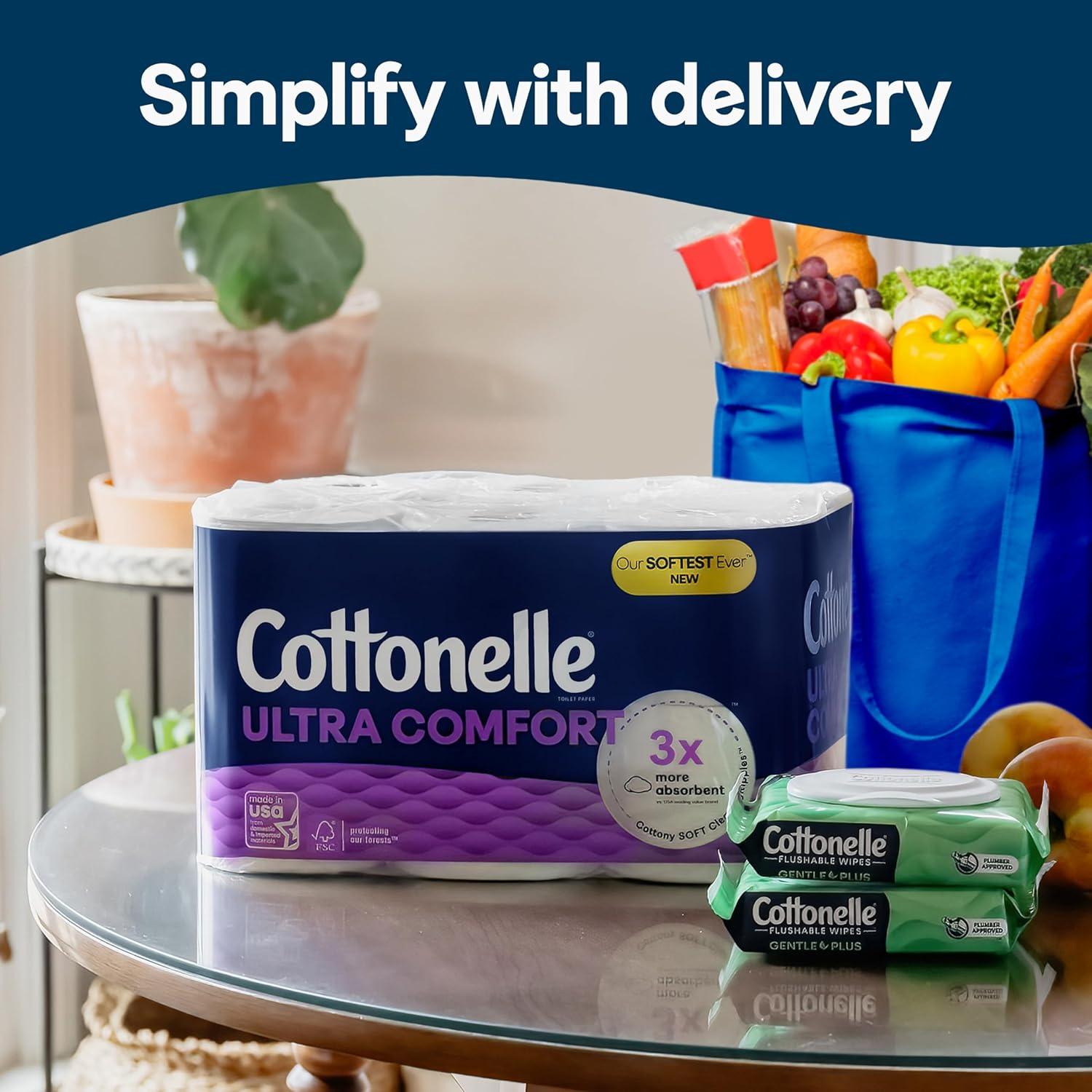 Papel Higiénico Cottonelle Ultra Comfort 6 Mega Rollos 244 Hojas