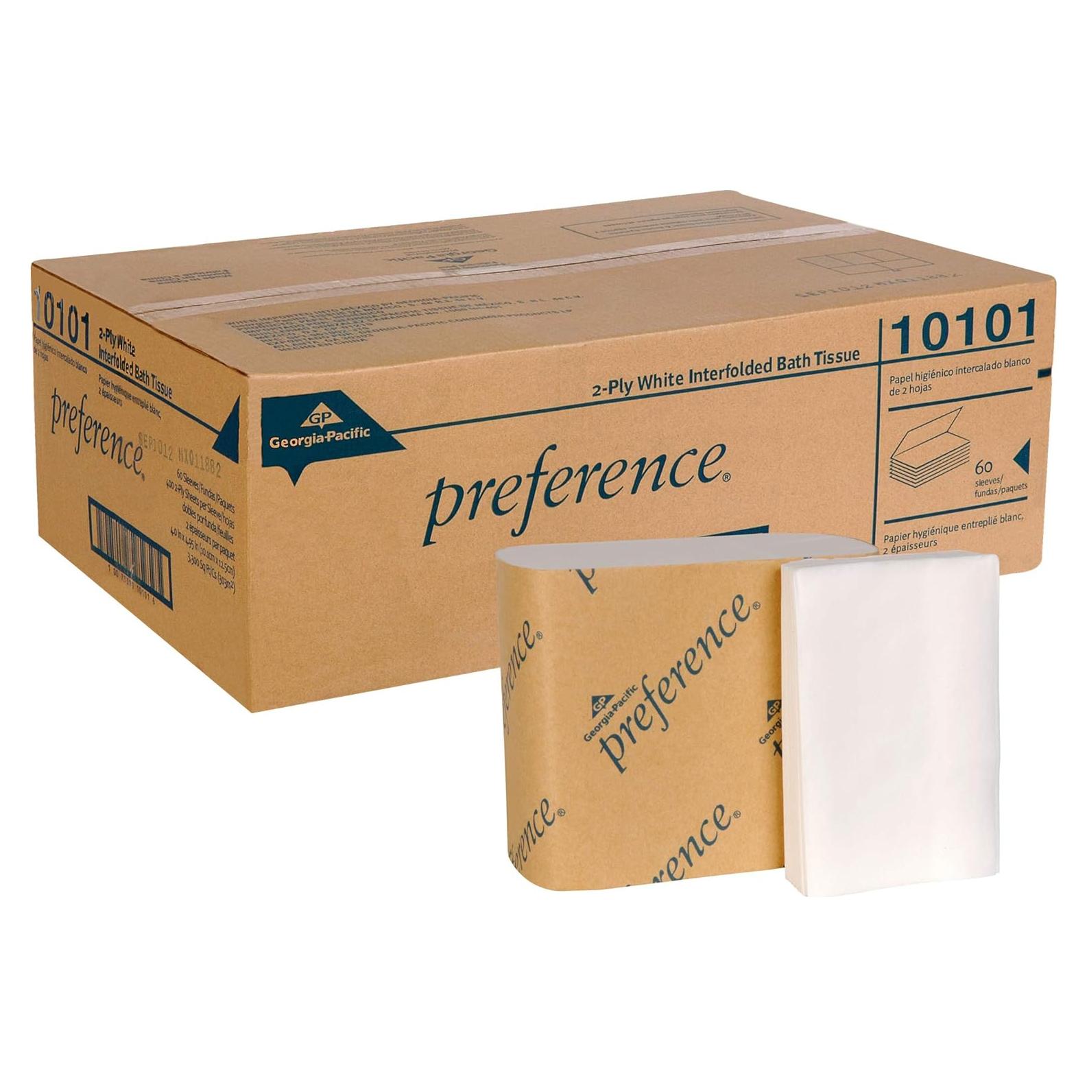 Papel Higiénico Interdoblado 2 Capas Georgia-Pacific 400 Hojas