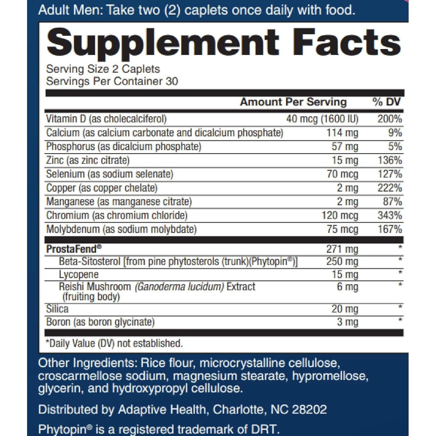 Suplemento Prostático Super Beta Prostate Avanzado 120 Tabletas