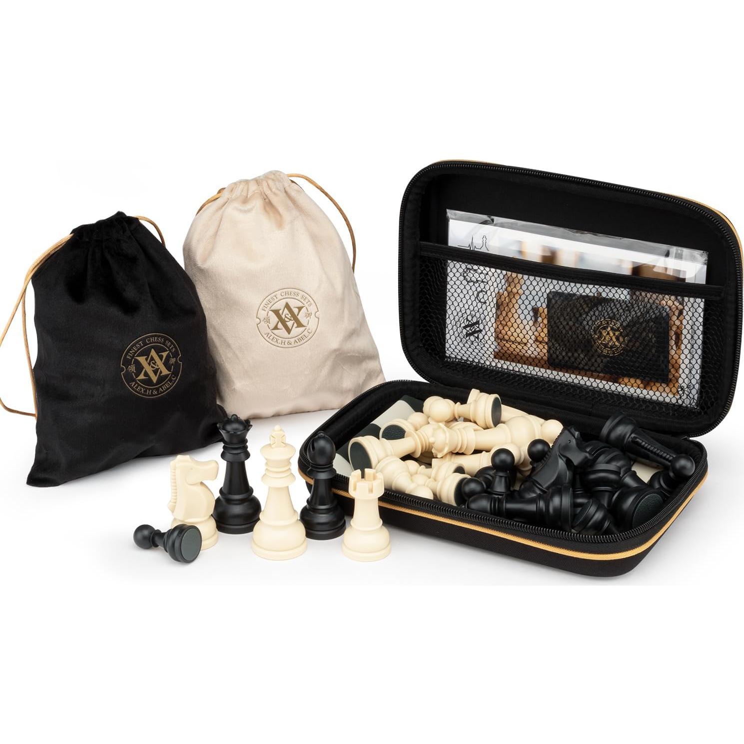 Juego de Ajedrez A&A - Tablero Silicona 38x38cm Piezas Staunton