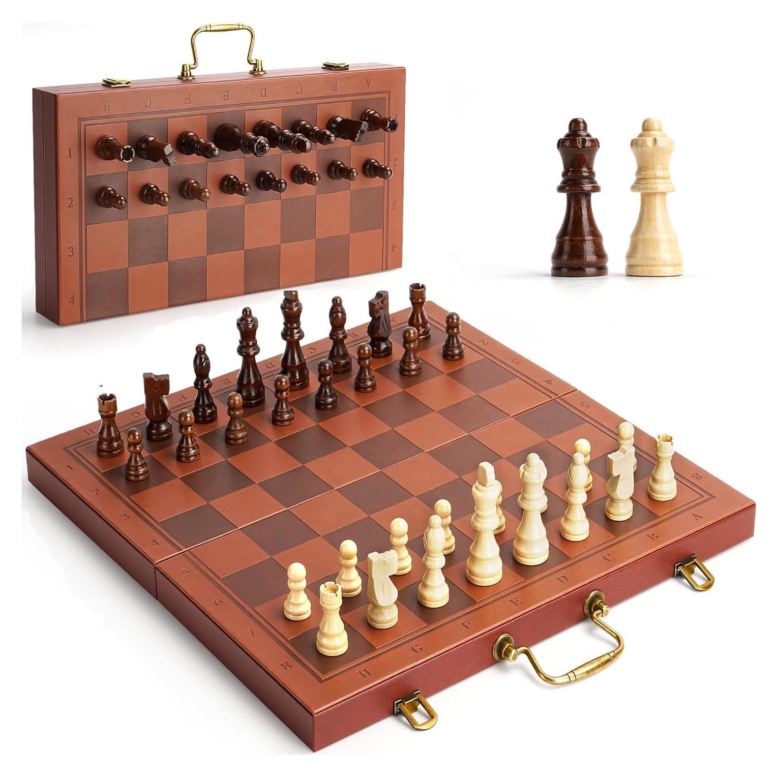 Juego de Ajedrez Magnético 39.37x39.37cm GLZM Plegable