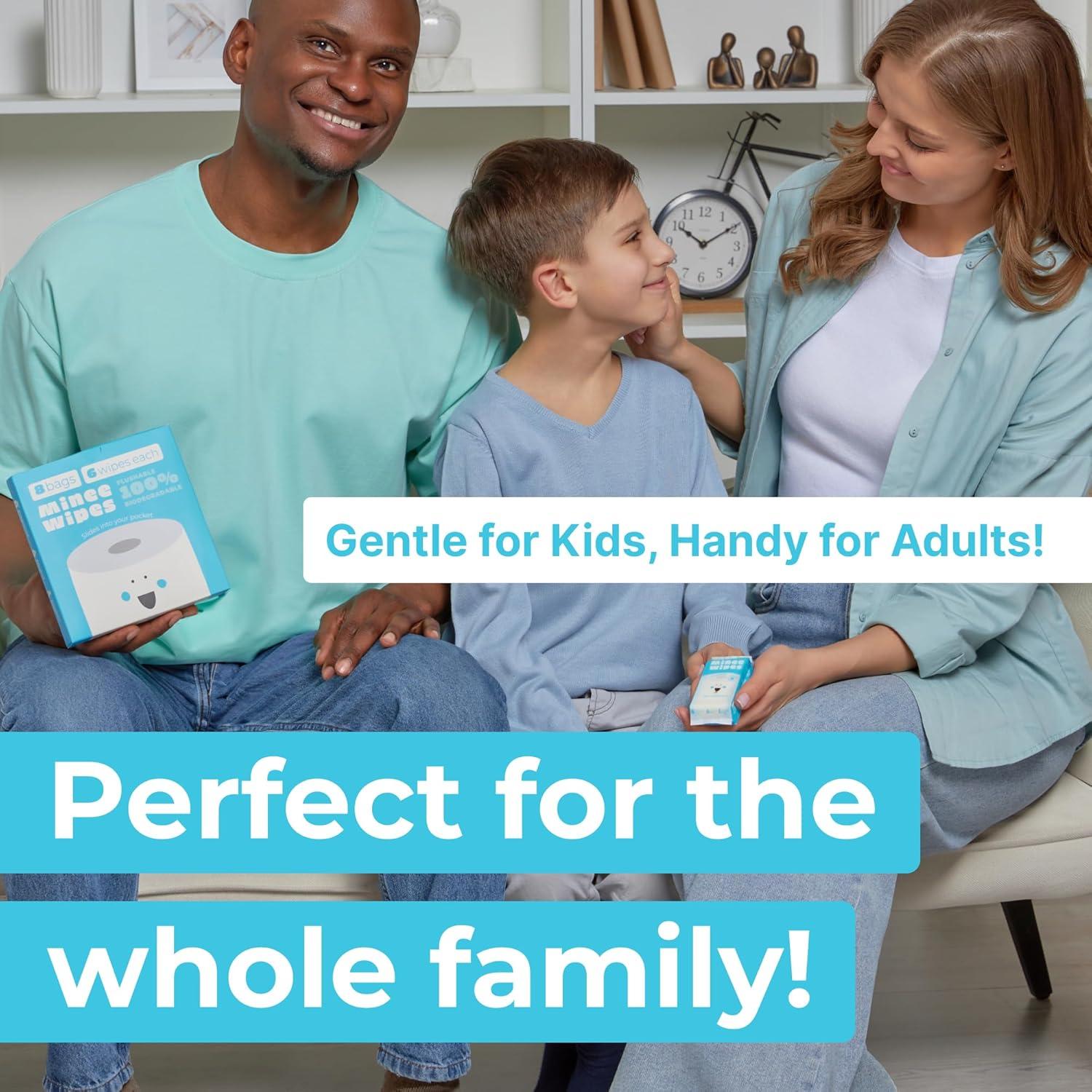 Toallitas Húmedas Desechables Minee - Paquete de 48 Toallitas