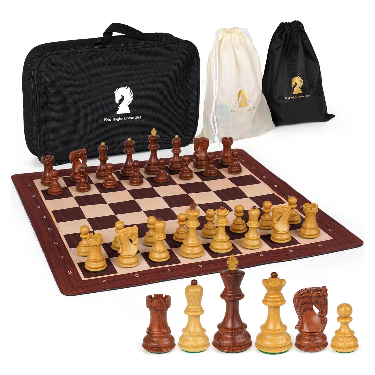 Juego de Ajedrez Plegable GHOOI 25.4x12.7cm Portátil
