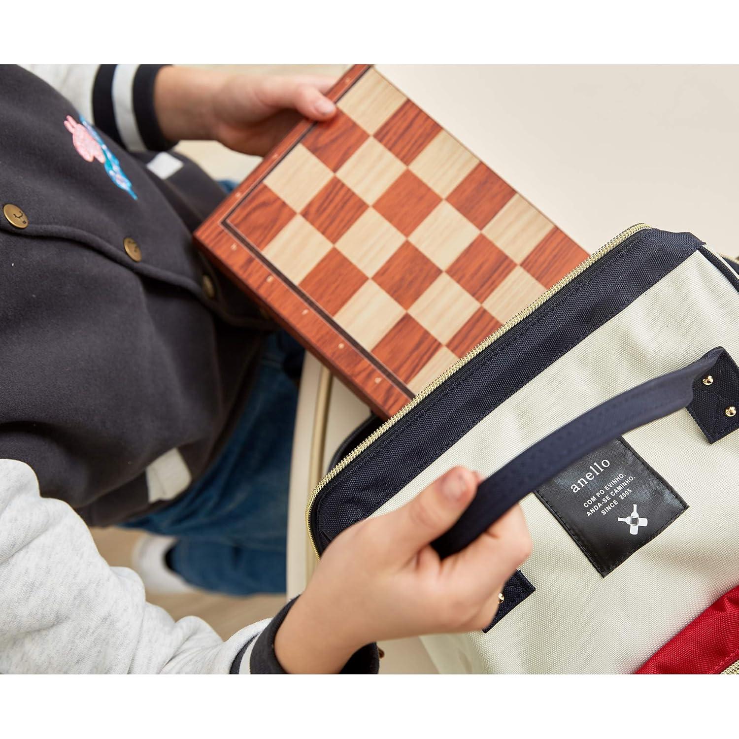 Juego de Ajedrez Magnético de Viaje Kidami 30.48 cm Plegable
