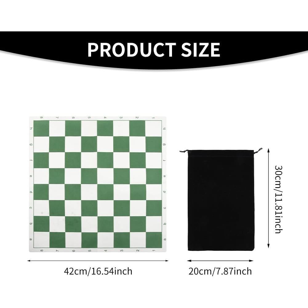 Juego de Ajedrez y Damas Tookie 42cm Plegable con Bolsa