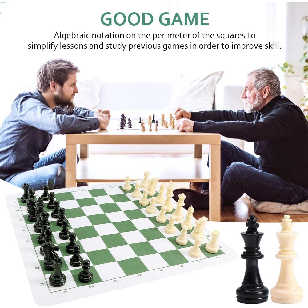 Juego de Ajedrez y Damas Tookie 42cm Plegable con Bolsa