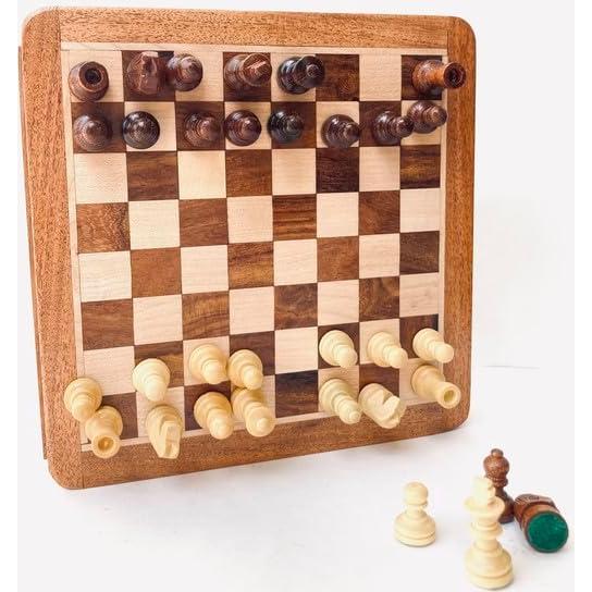 Juego de Ajedrez Magnético RUTAS RURALES 17.78 cm Portátil