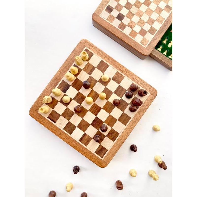 Juego de Ajedrez Magnético RUTAS RURALES 17.78 cm Portátil