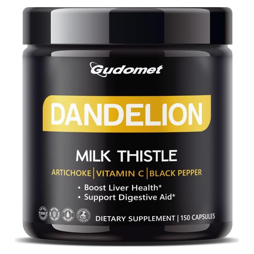 Suplemento Diente de León Gudomet 150 Cápsulas - Salud Hepática