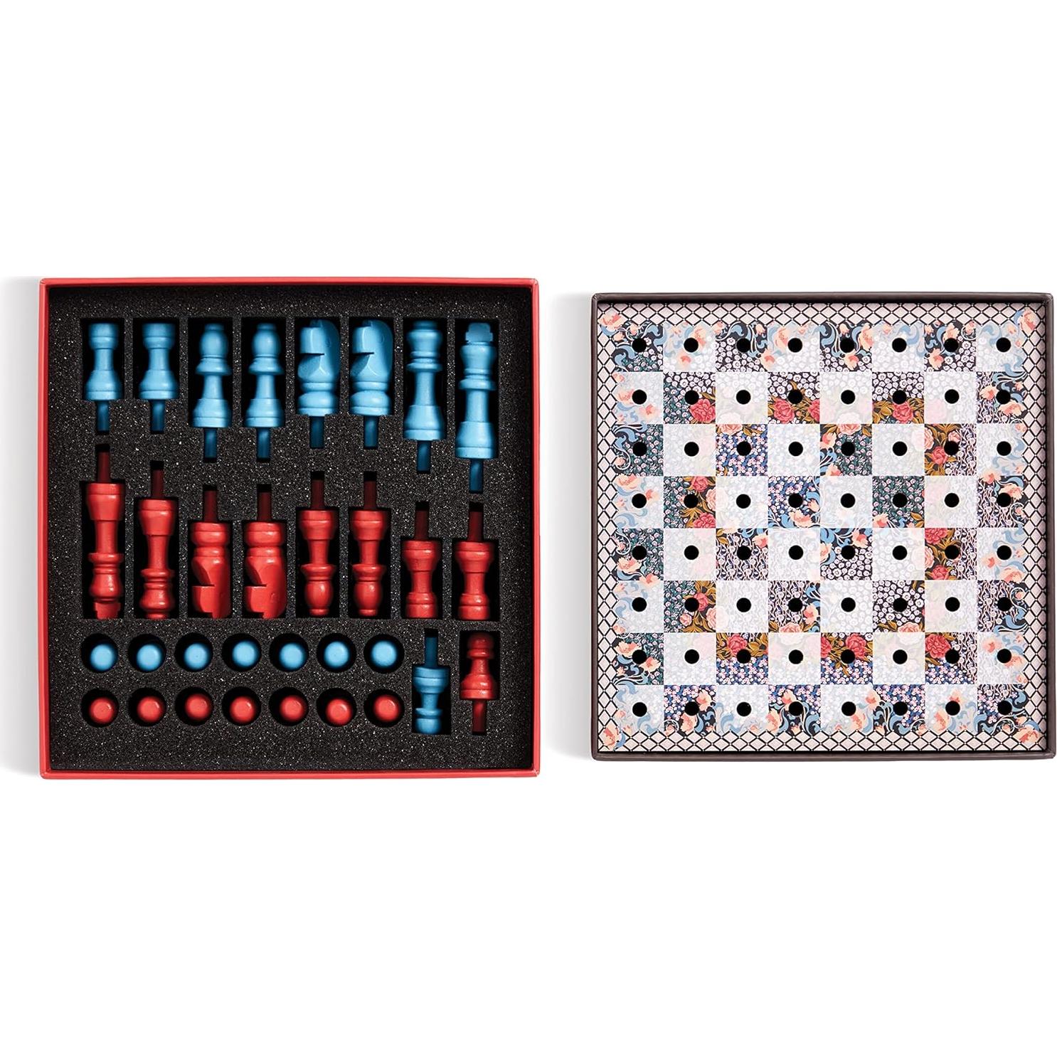 Juego de Ajedrez Peggable Anita Galison Floral 32 Piezas