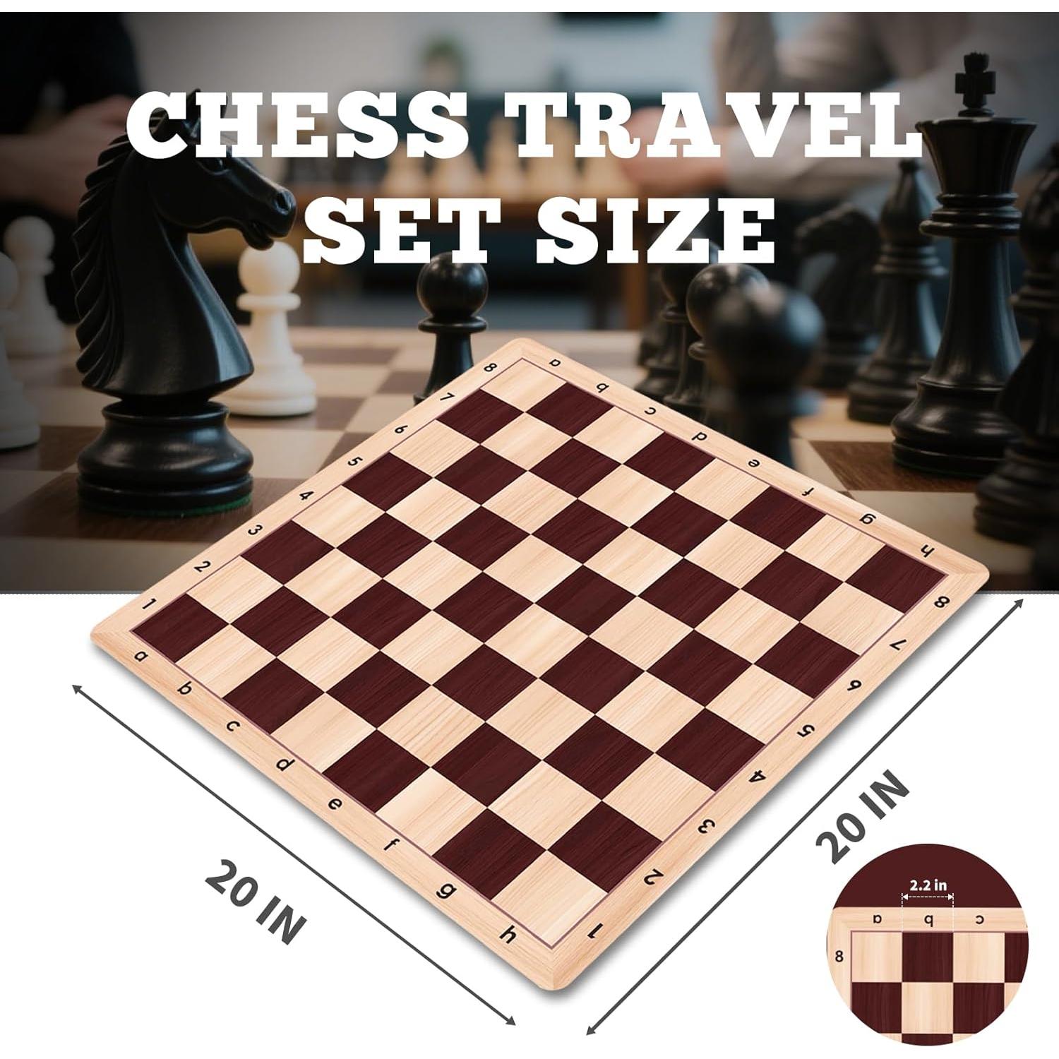 Tablero de Ajedrez Enrollado LEAP 50.8 cm Antideslizante