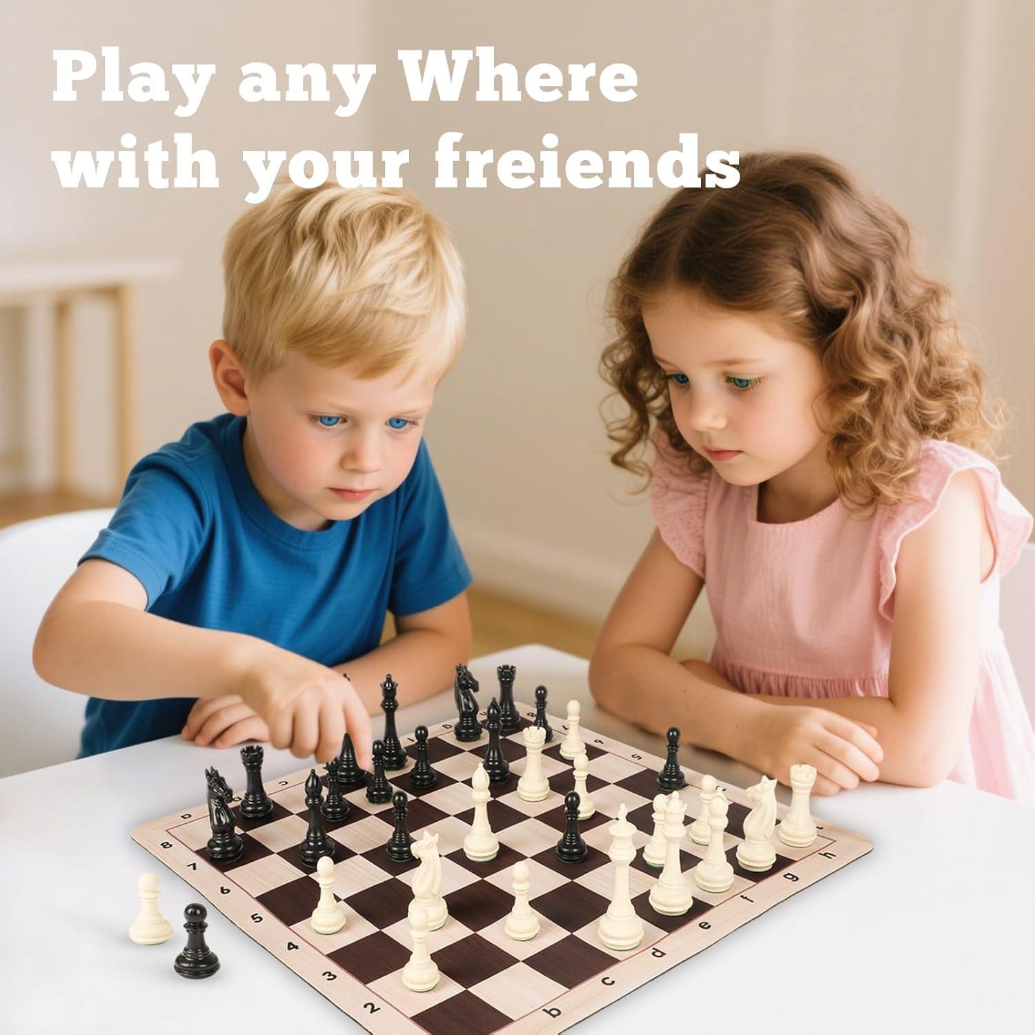 Tablero de Ajedrez Enrollado LEAP 50.8 cm Antideslizante