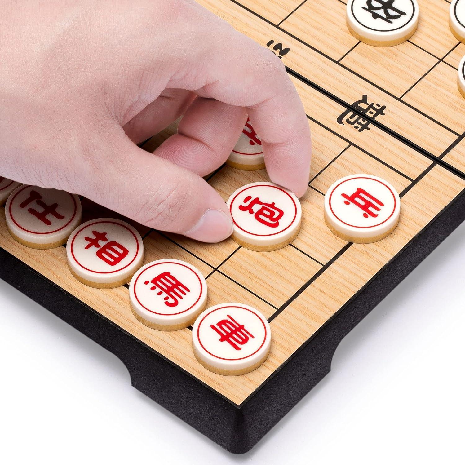 Juego de Ajedrez Chino Magnético Yellow Mountain 24.1 cm