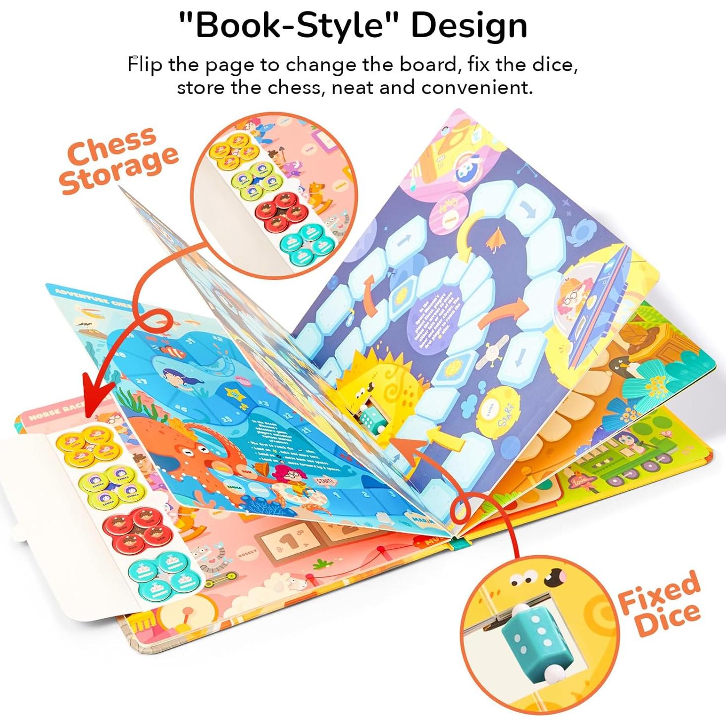 Juego de Mesa Magnético 6 en 1 Mideer - Aventura en el Museo