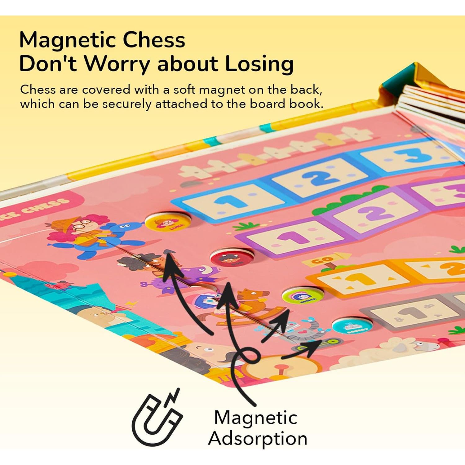 Juego de Mesa Magnético 6 en 1 Mideer - Aventura en el Museo