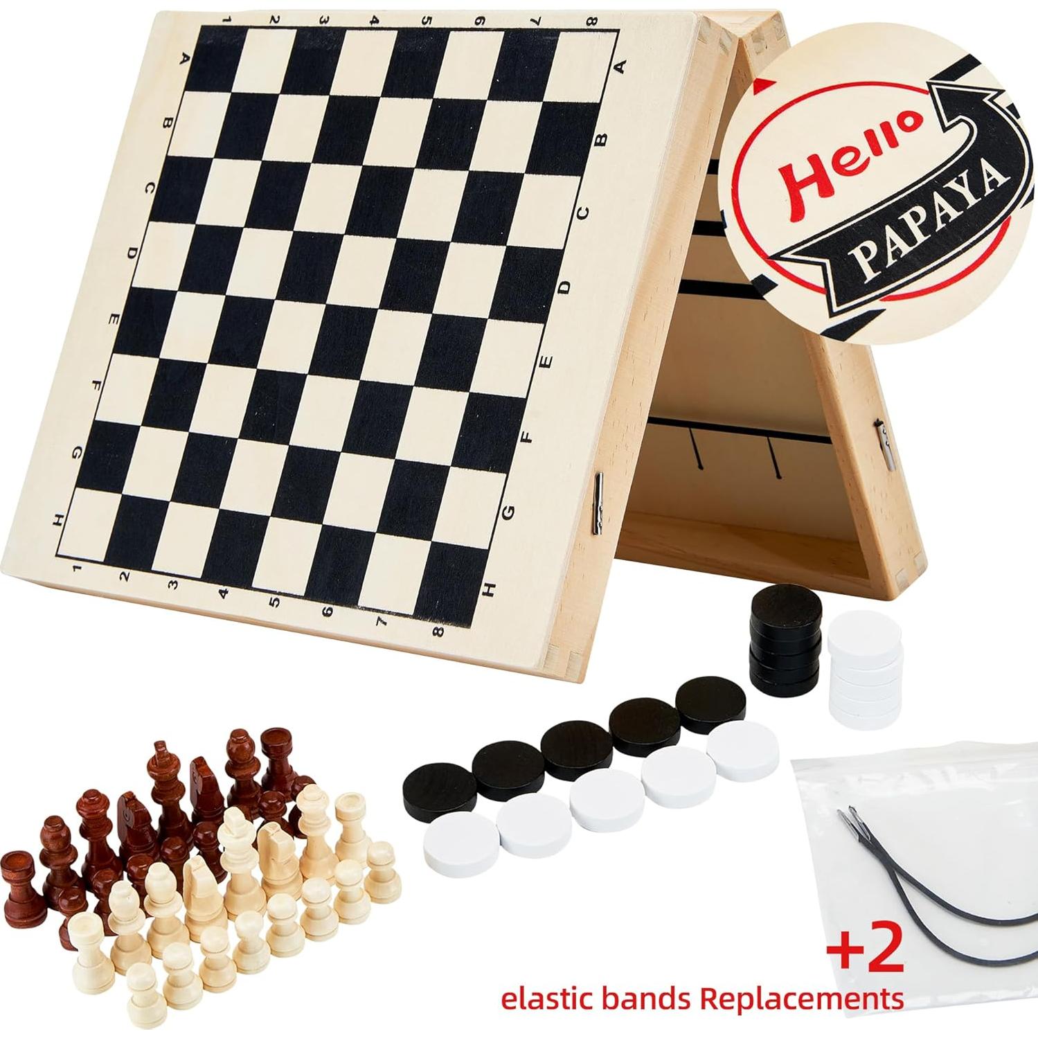 Juego de Mesa 2 en 1 Hockey de Aire y Ajedrez HELLO PAPAYA