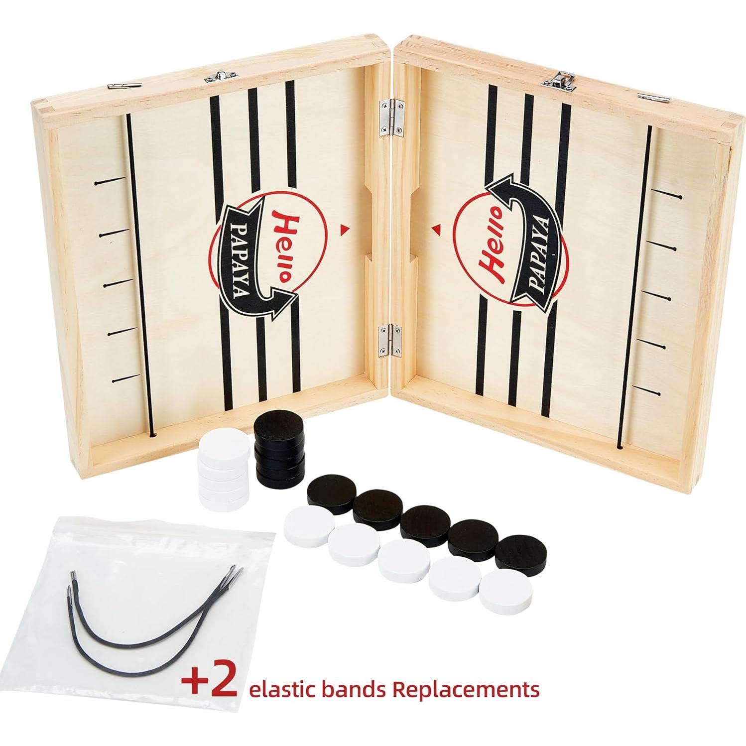 Juego de Mesa 2 en 1 Hockey de Aire y Ajedrez HELLO PAPAYA