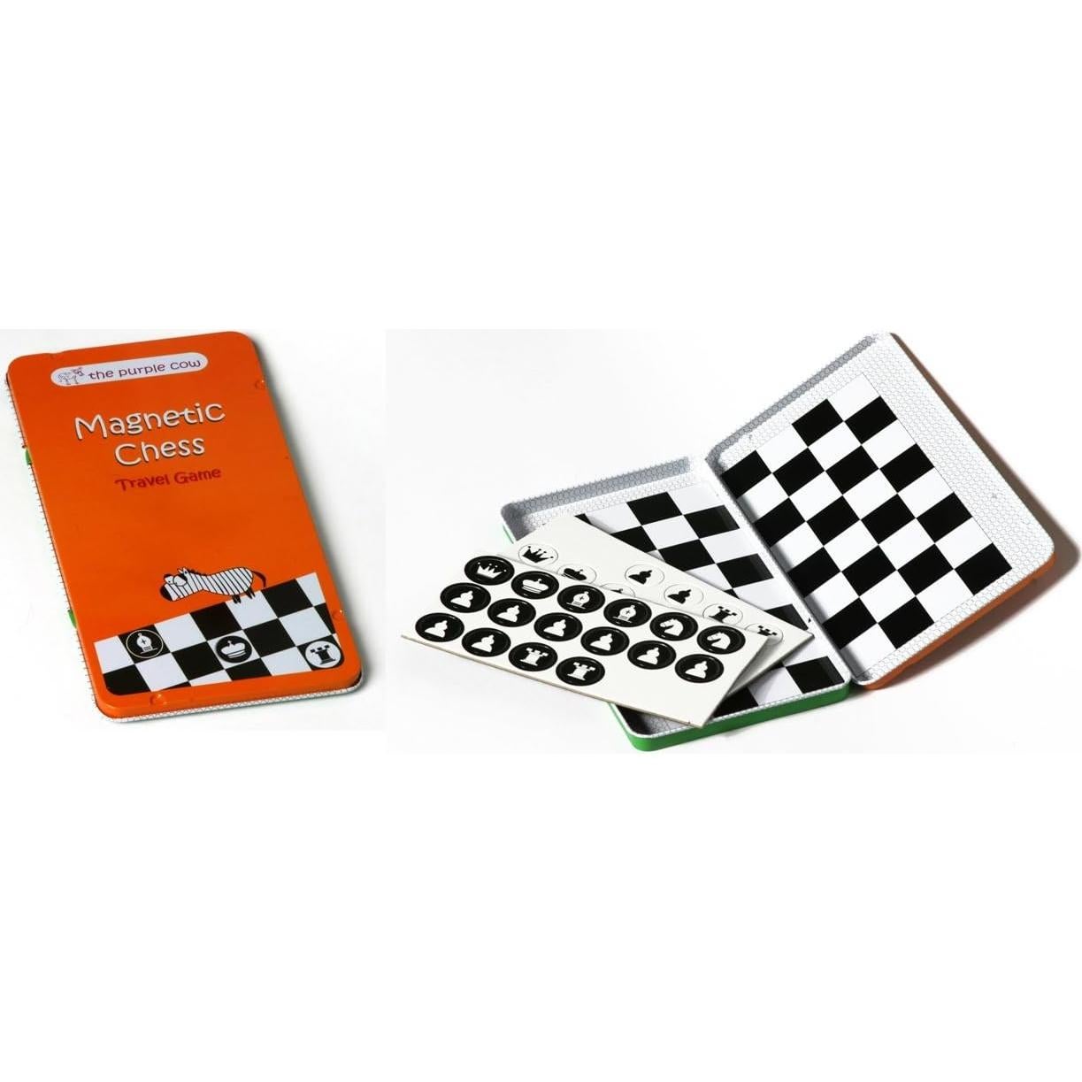 Juego de Ajedrez Magnético La Vaca Púrpura - Portátil 19.3 cm