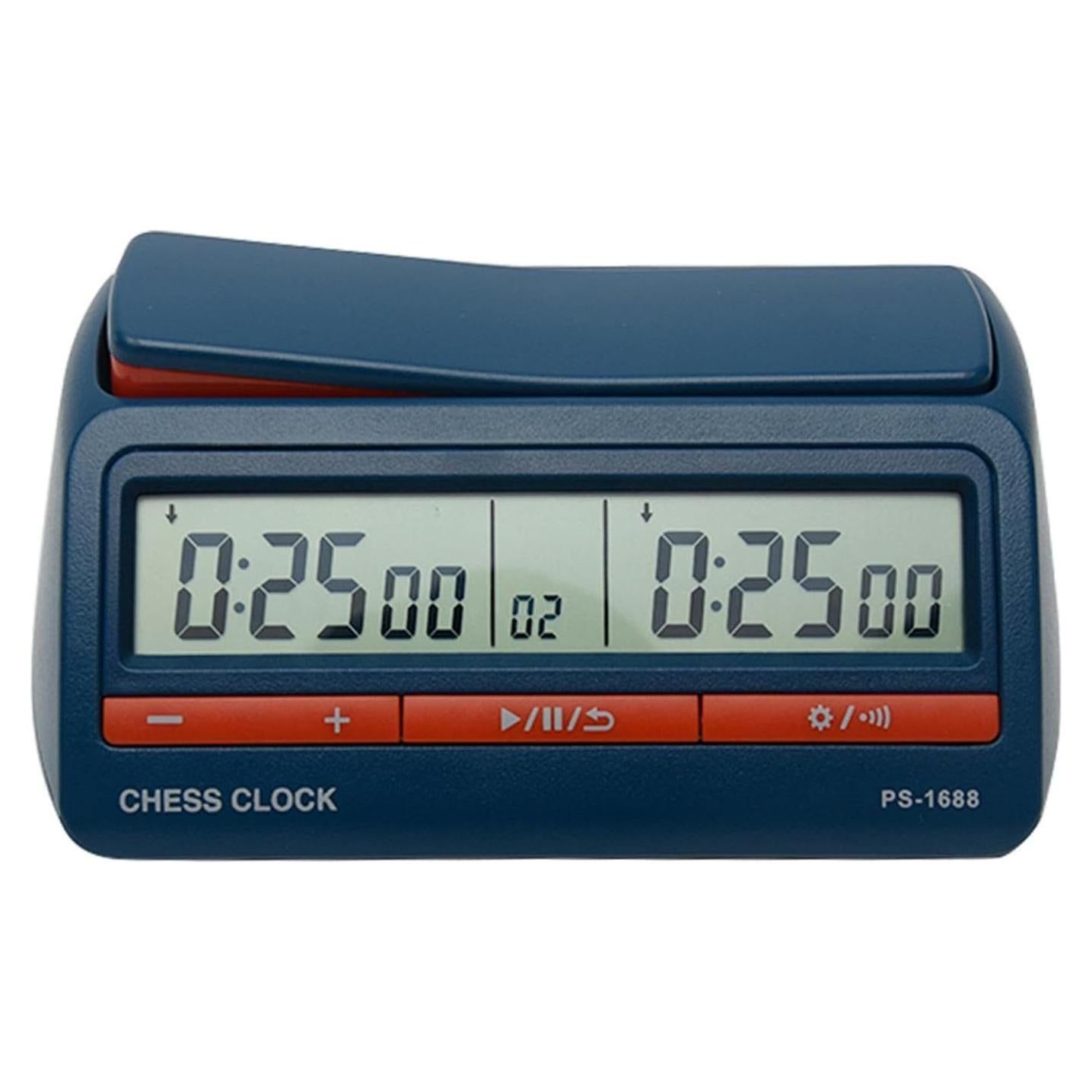 Reloj de Ajedrez Digital RVXlRDN Azul Portátil 42 Reglas