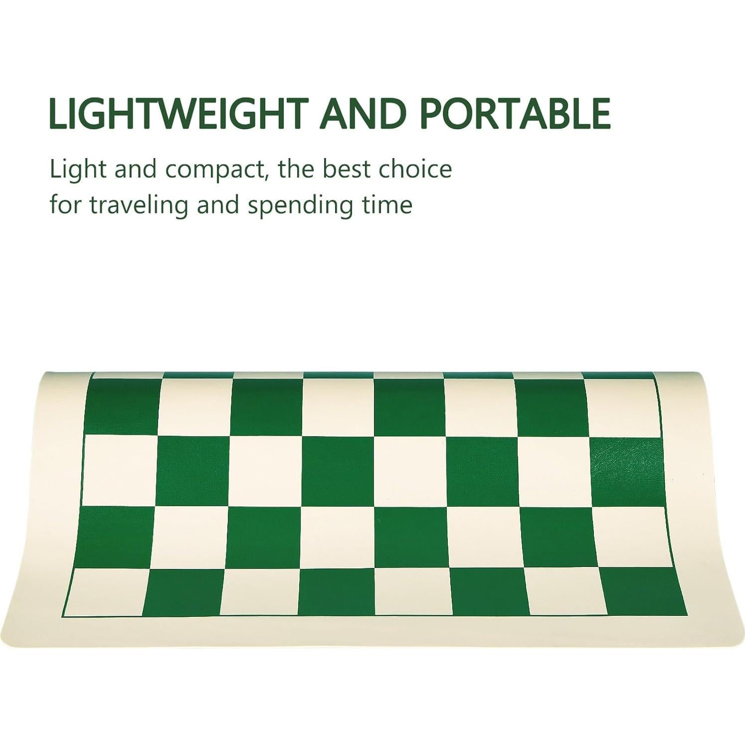 Alfombrilla de Ajedrez Portátil ELONGDI 39.37 cm Antideslizante
