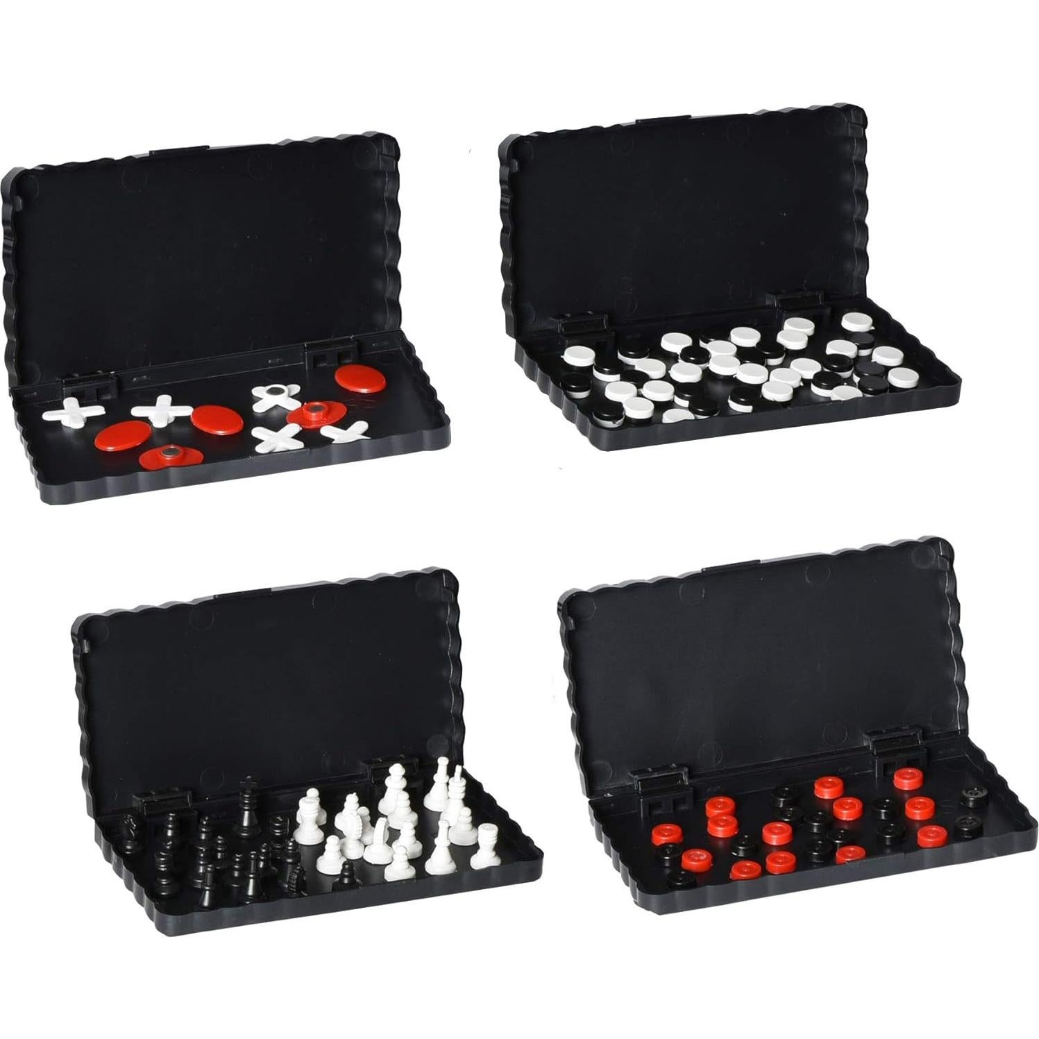 Conjunto de Juegos de Mesa de Viaje Point Games - 4 Juegos Magnéticos
