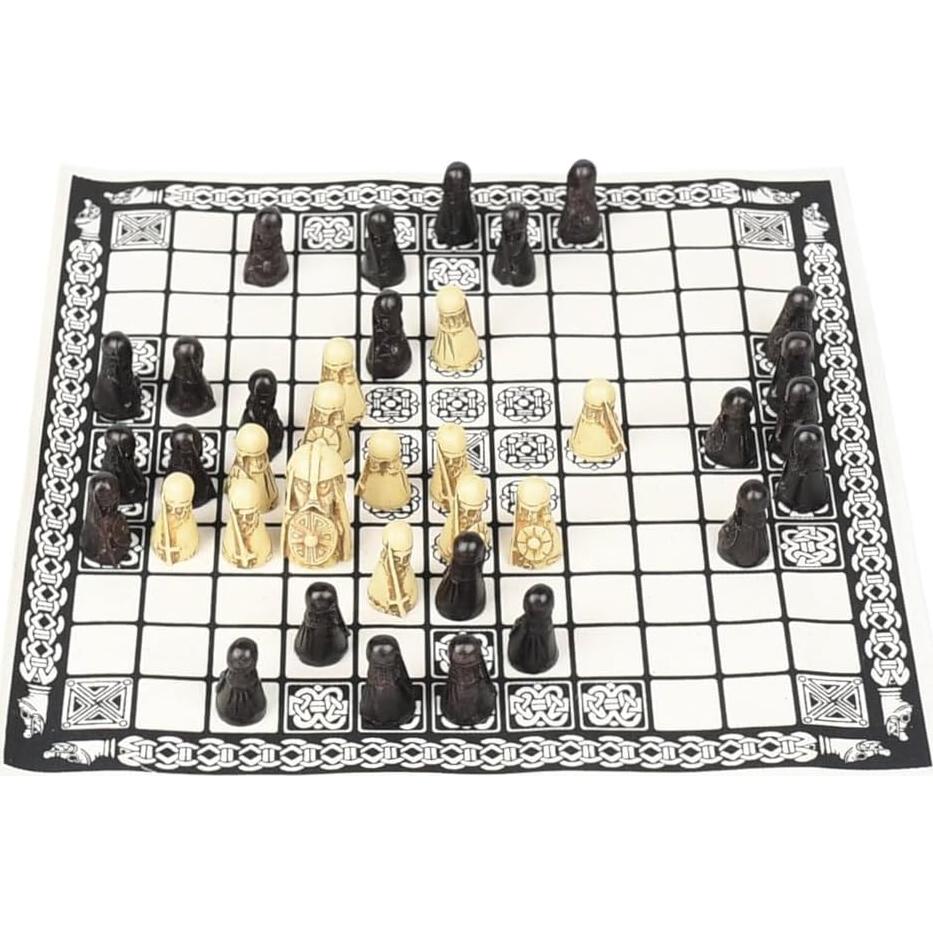 Juego de Mesa Hnefatafl Vikingo - Ajedrez de Estrategia 11x11