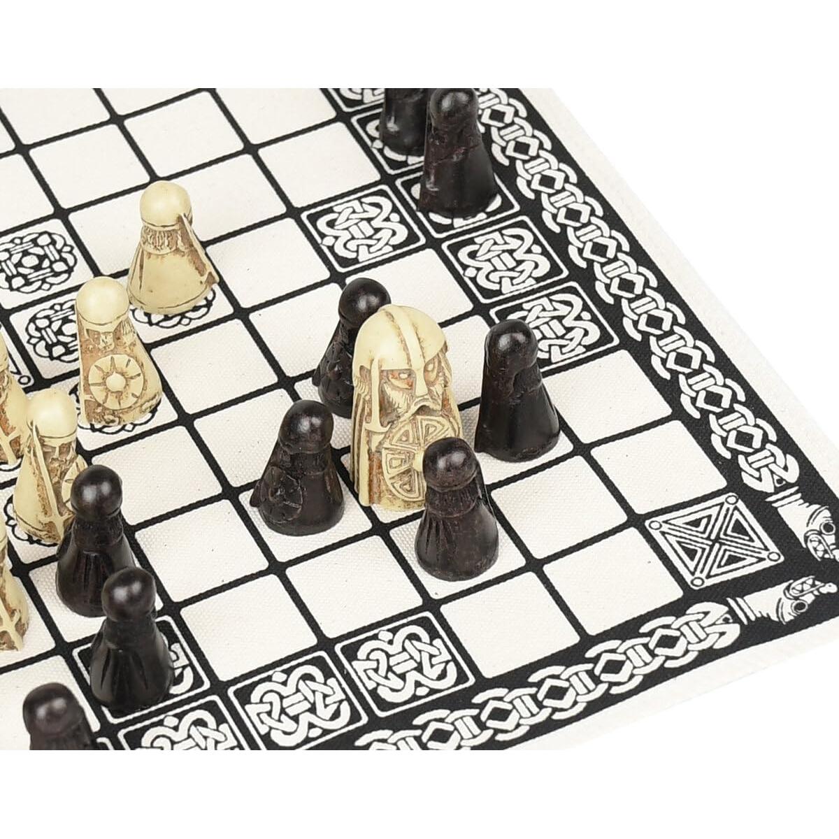 Juego de Mesa Hnefatafl Vikingo - Ajedrez de Estrategia 11x11