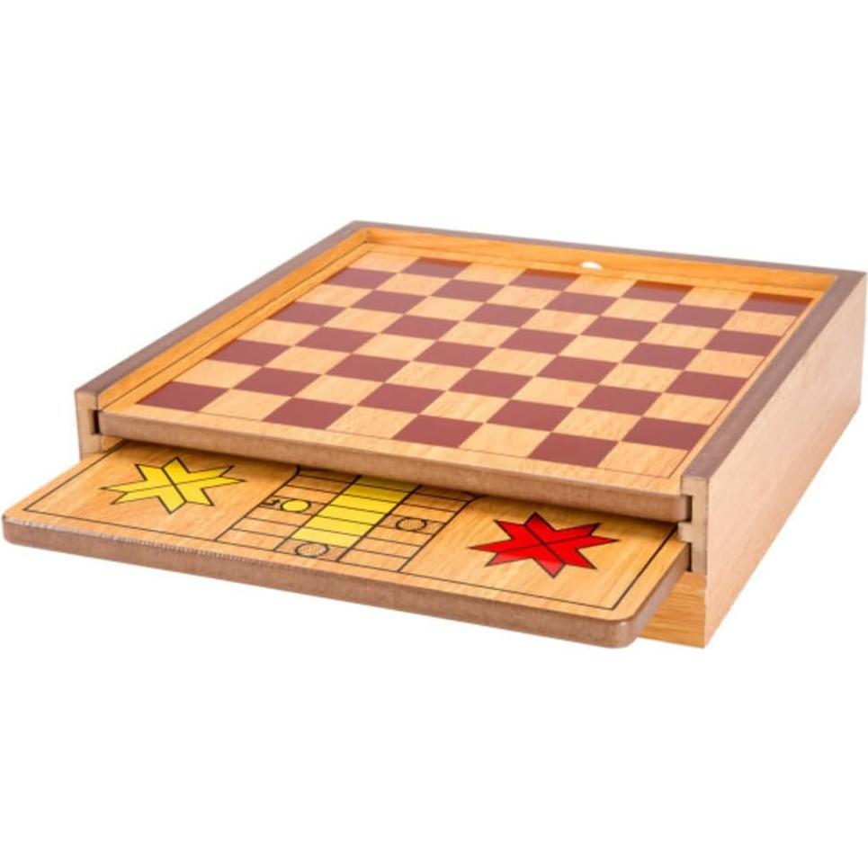 Juego Combo 7-en-1 Hey! Play! para 4 Jugadores - Ajedrez, Ludo y Más