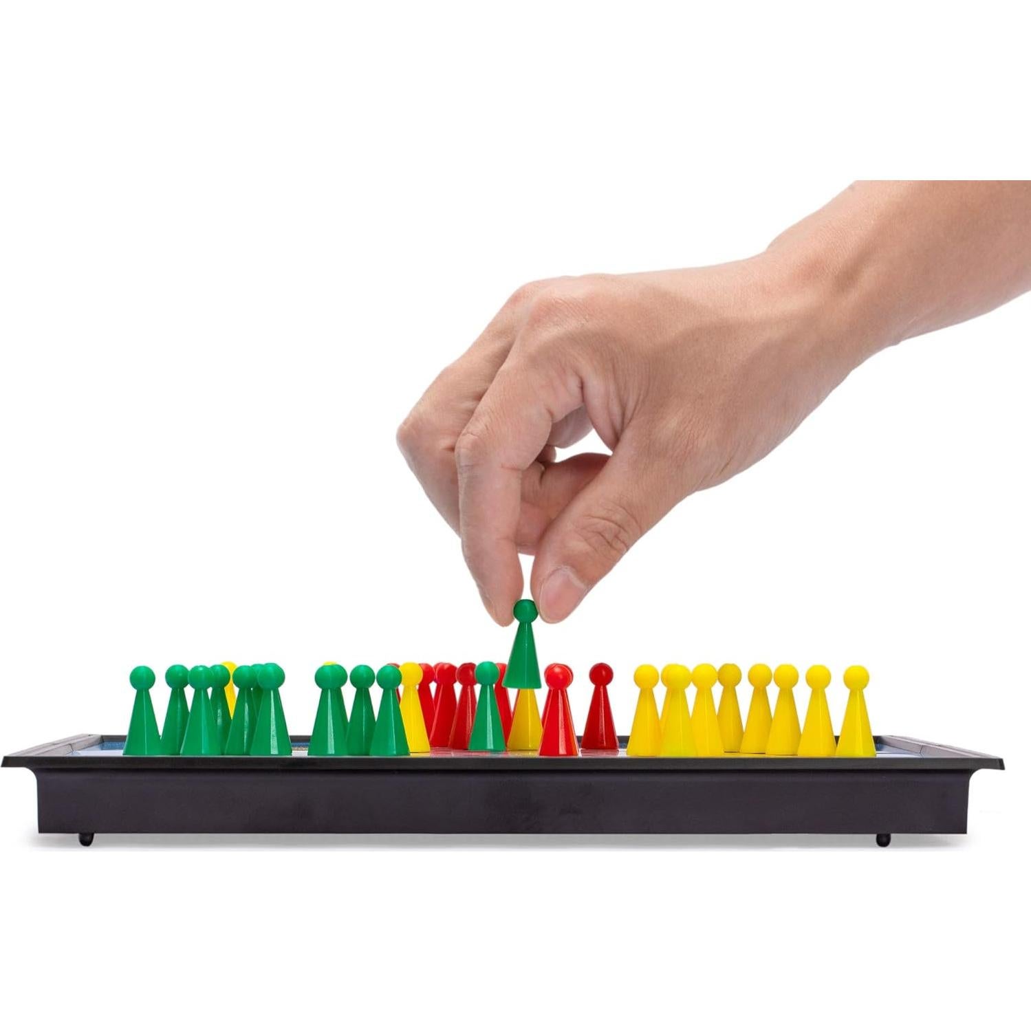 Juego de Damas Chinas Magnético Yellow Mountain 24.8 cm Plegable