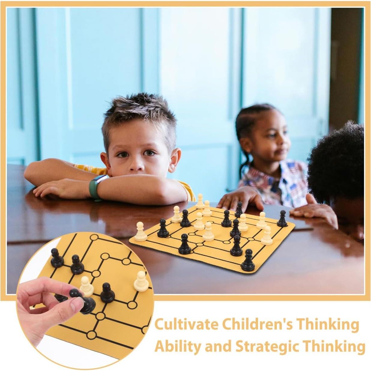 Juego de Ajedrez Portátil VICASKY 24x24cm - Diversión Familiar