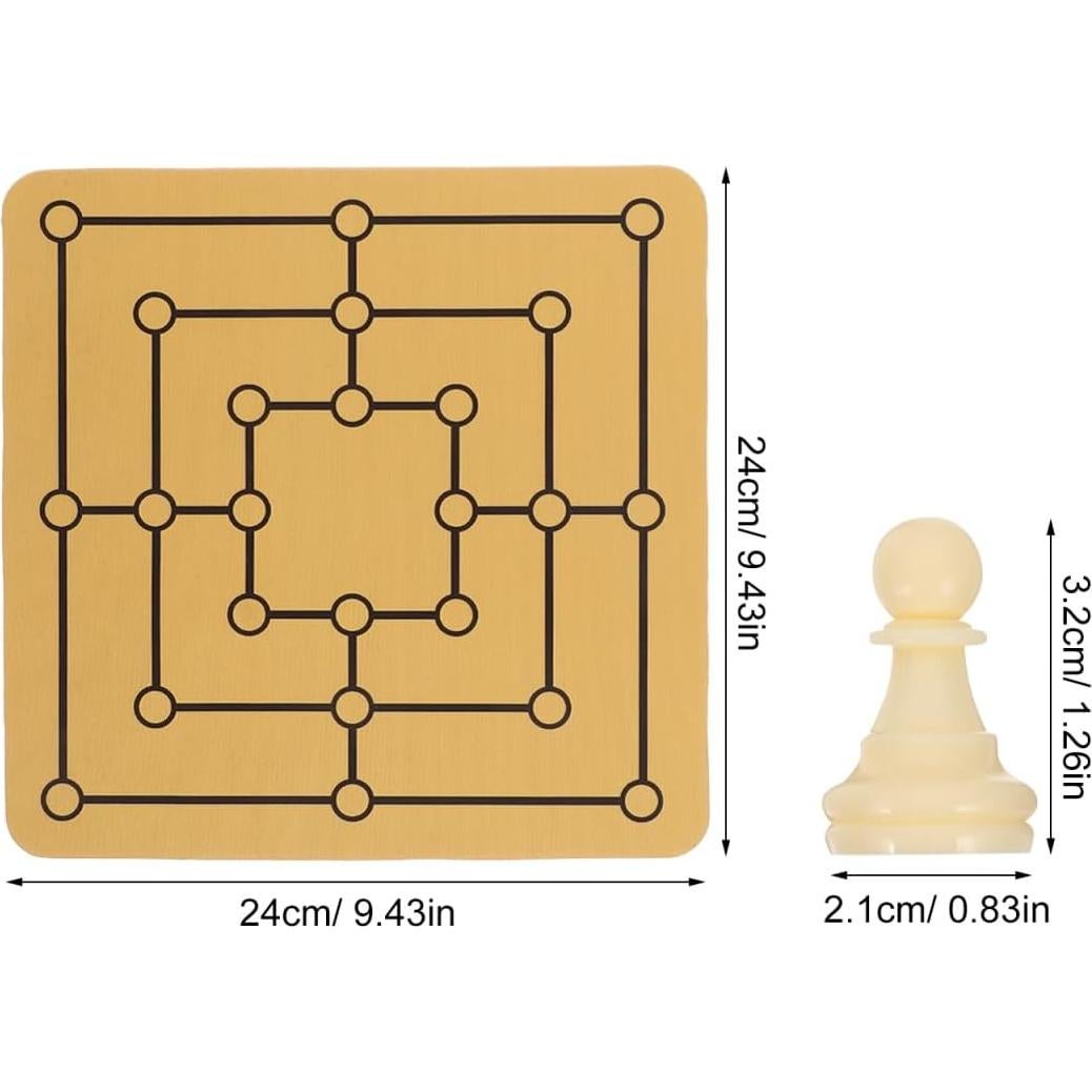 Juego de Ajedrez Portátil VICASKY 24x24cm - Diversión Familiar