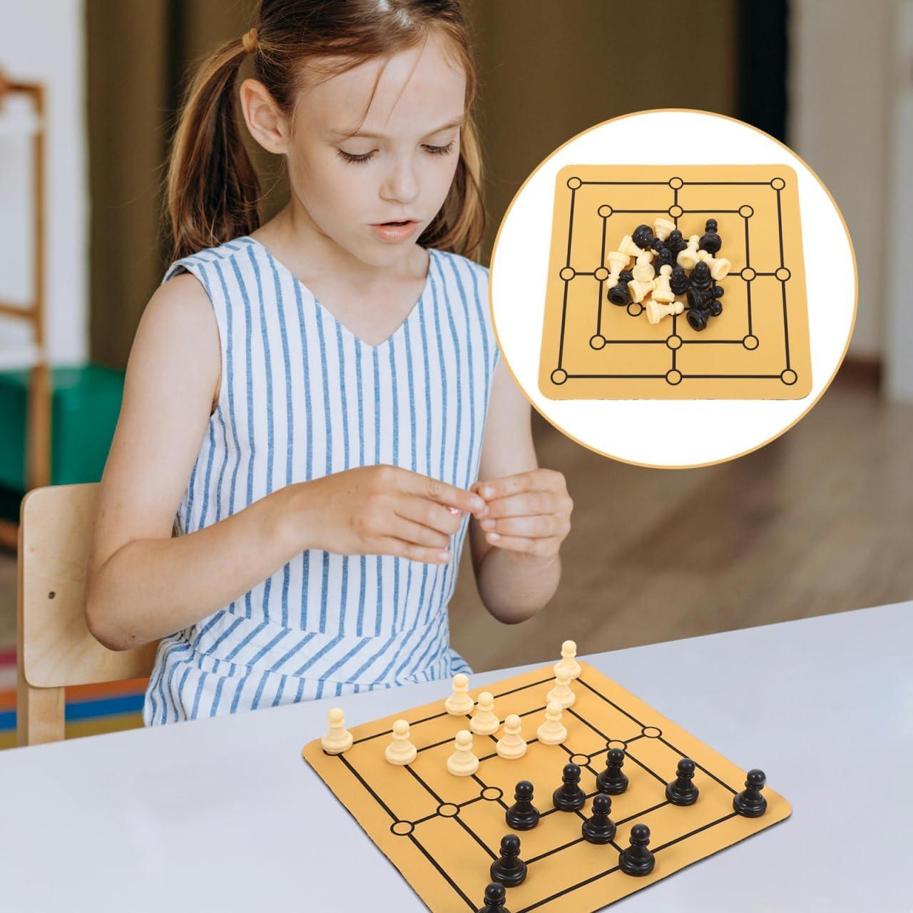 Juego de Ajedrez Portátil VICASKY 24x24cm - Diversión Familiar